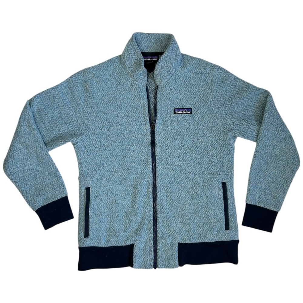 Patagonia Blue Woolyester Fleece Jacket